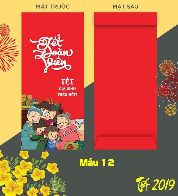 Bao lì xì mẫu mới 2019