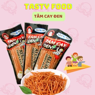 Tăm đen siêu cay, Bim bim tăm đen hàng Việt Nam ăn vặt siêu mê