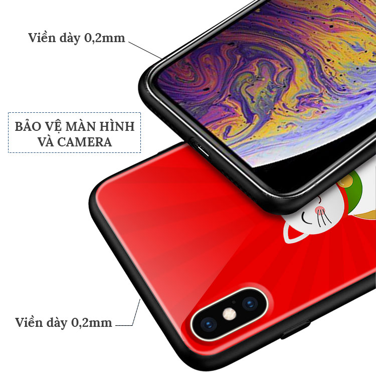 Ốp Đt Dễ Thương Iphone 8 Plus In Hình Mèo Thần Tài PHONECASEP Cho Iphone 12 11 Pro Max Xs Max Xr Xs 7 8 Plus Se