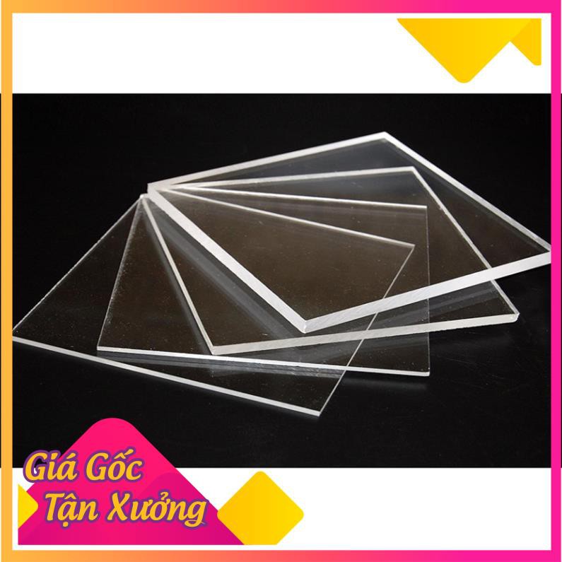 Nhận cắt lẻ mica theo yêu cầu - MICA trong/trắng, độ dày 2mm