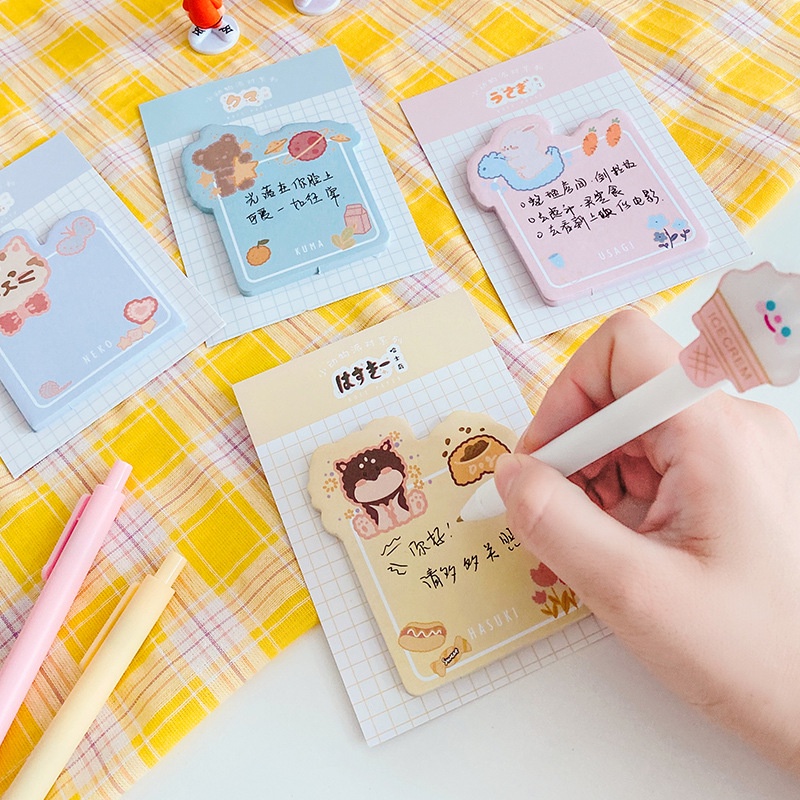 Giấy note họa tiết cute - UniLabel