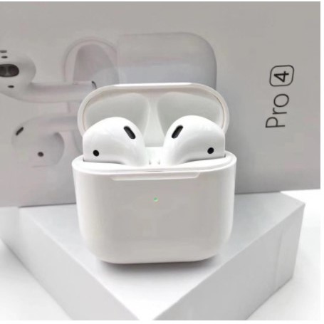 Tai Nghe Airpod Pro 4 TWS 5.0 Bluetooth Định Vị Đổi Tên Âm Thanh Stereo Cực Chuẩn {BẢO HÀNH ĐỔI MỚI