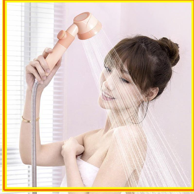 Siêu Hot Đầu vòi sen tăng áp đa năng 3 chế độ nước, vòi hoa sen chất liệu nhựa cao cấp màu sắc thời trang K96