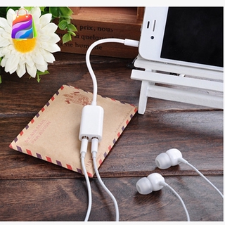 Cáp chia âm thanh 3.5mm từ 1 đầu đực sang 2 đầu cái