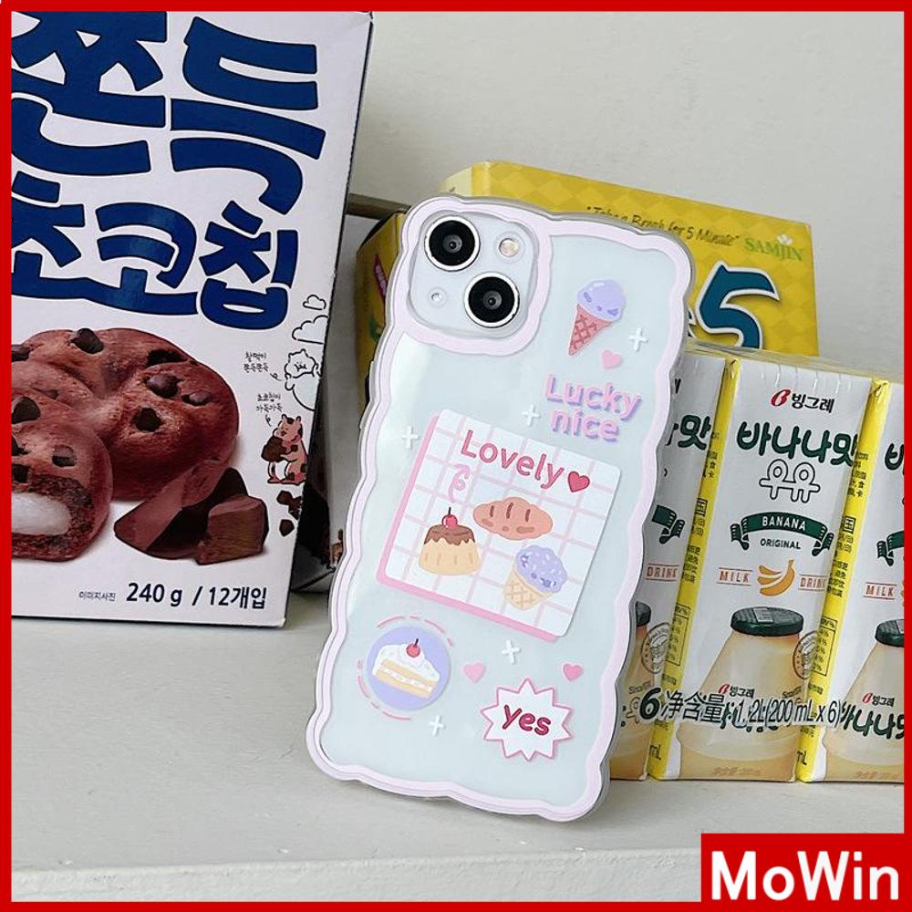 Ốp điện thoại silicon mềm hình bánh dễ thương chống trượt/ va đập thích hợp cho iPhone13ProMax/12 ProMax/11/ 7Plus