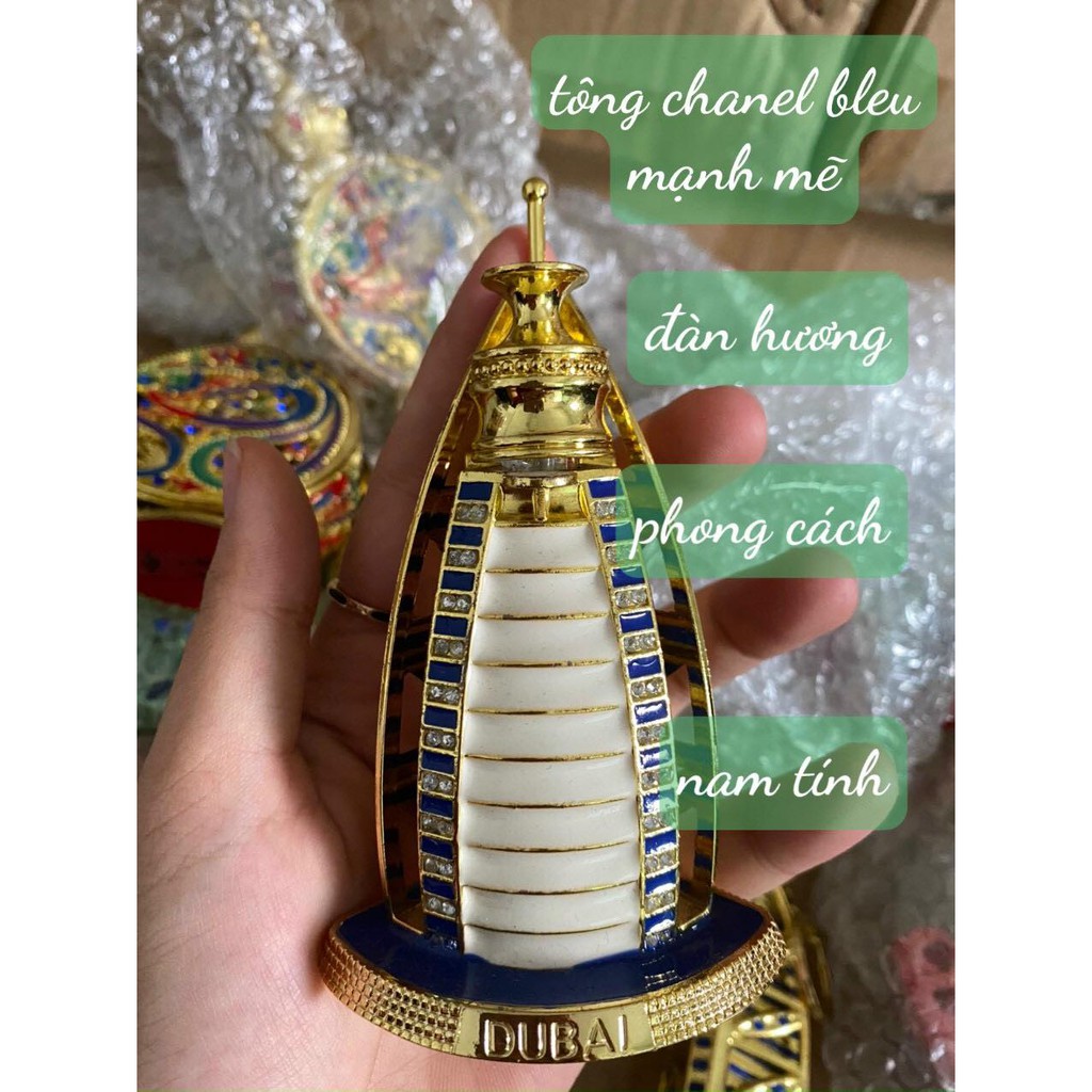 Tinh Dầu Nước Hoa Dubai  Cánh Buồm Thiết Kế Cao Cấp Cho Nam 15ml | BigBuy360 - bigbuy360.vn