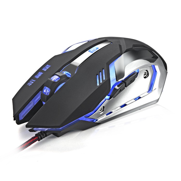 [Có Video] Chuột game thủ V1 cực bền đèn led thiết kế độc đáo bấm rất êm tay | BigBuy360 - bigbuy360.vn