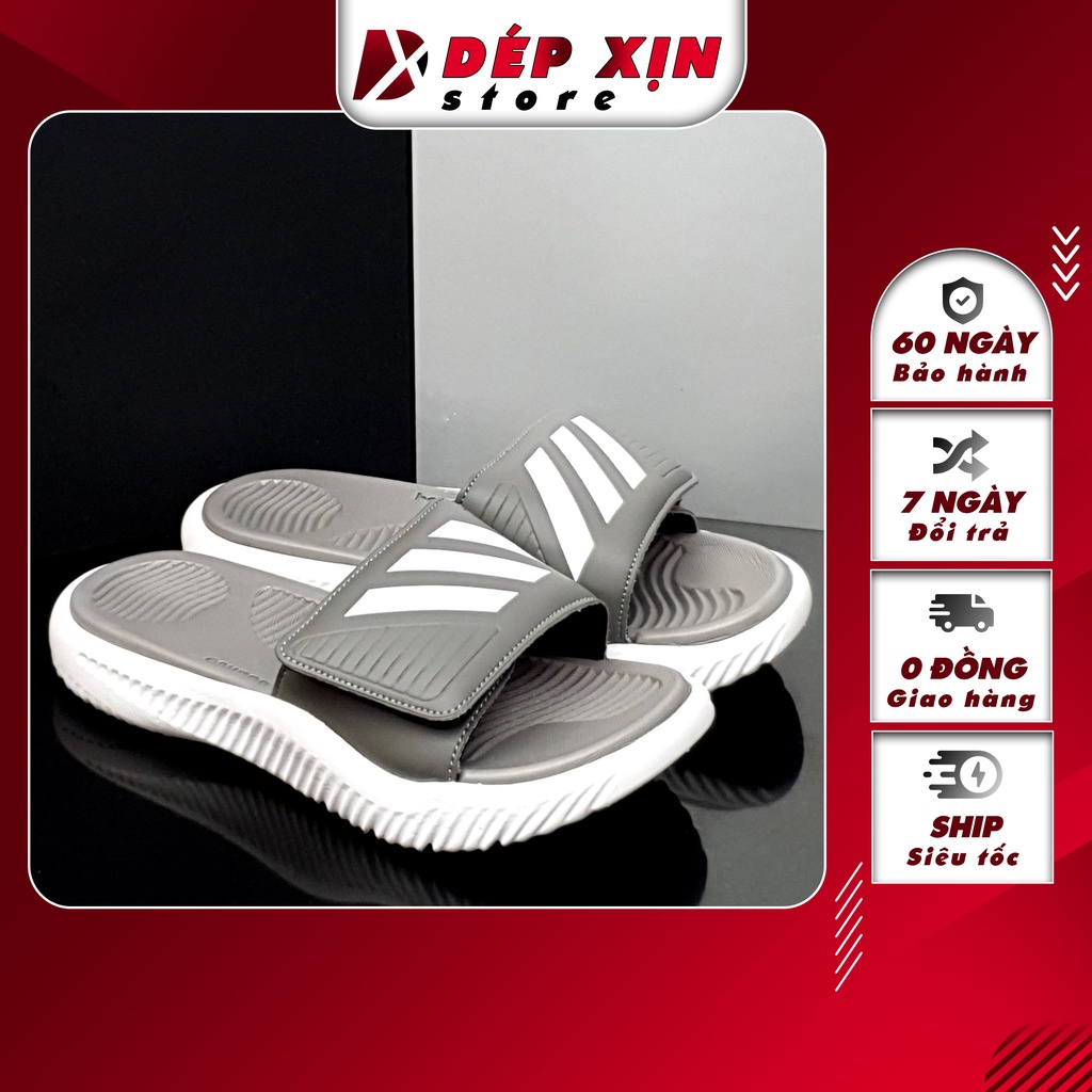 Dép ADIDAS ALPHABOUNCE Thái Lan cao cấp siêu bền nhẹ (Xám)