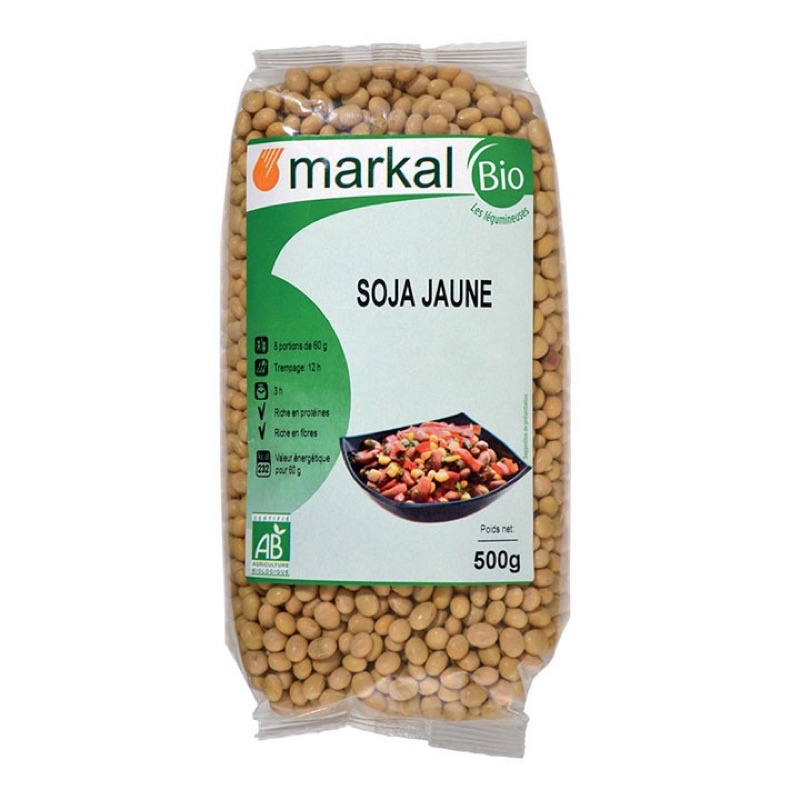 Đậu Nành Hữu Cơ Markal Organic SoyBeans, 500g