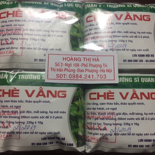 [Date mới] Combo 5 bịch chè vằng túi lọc Lục Quân 80 túi lọc