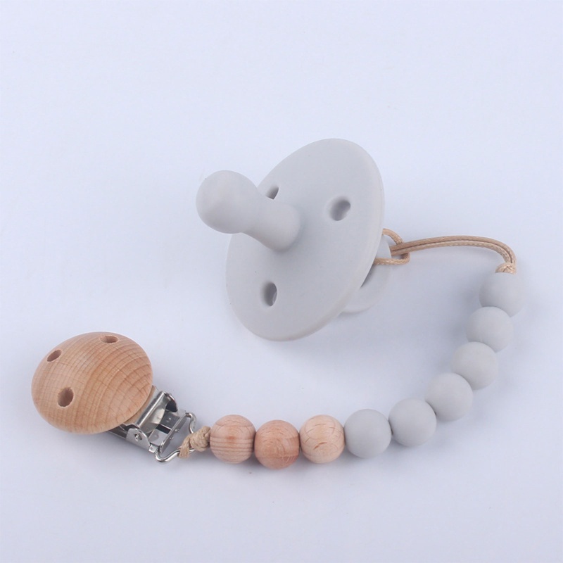 Đồ Chơi Thanh Vải Kẹp Núm Vú Giả Cho Bé Sơ Sinh Gặm Nướu 6-12 Tháng Tuổi