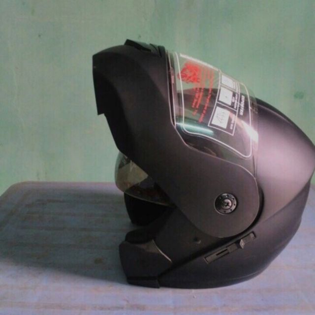 mũ bảo hiểm fullface lật hàm 2 kính MOZA - nón cả đầu moza