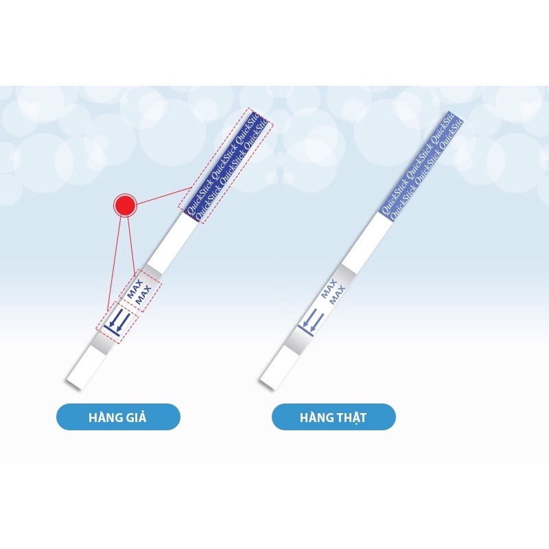 Que thử thai Quickstick chính hãng