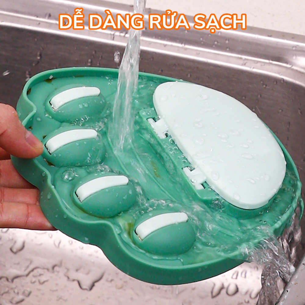 Khay đỡ gác vung nồi, muôi, thìa có móc đa năng chất liệu nhựa cao cấp - VS277