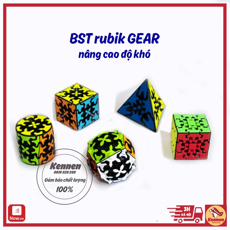 Rubik gear rubik biến thể hiếm độ khó cao thử thách người chơi