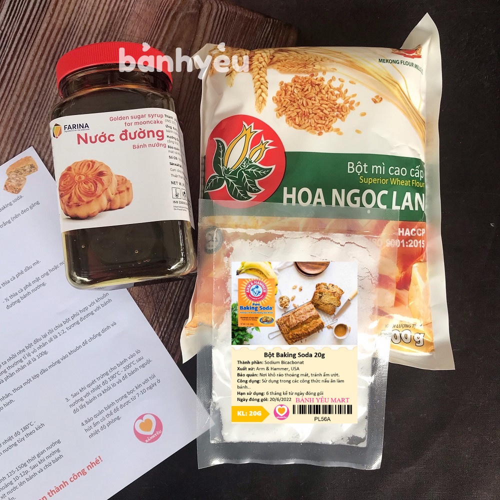 Combo Vỏ Bánh Nướng Trung Thu (18 vỏ bánh 150g)