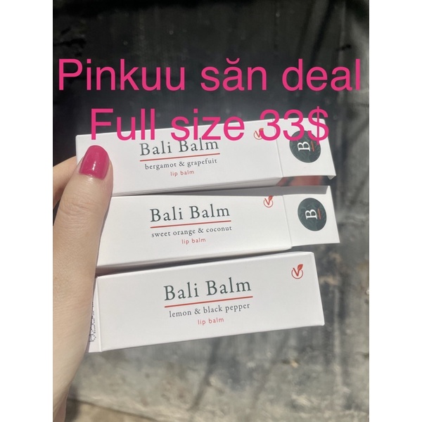 Son dưỡng Bali Balm cam ngọt và dừa 33$ boxycharm