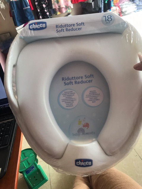 Lót bồn cầu Chicco cho bé, bệ ngồi toilet, thu nhỏ bồn cầu, bệ xí thu nhỏ cho bé