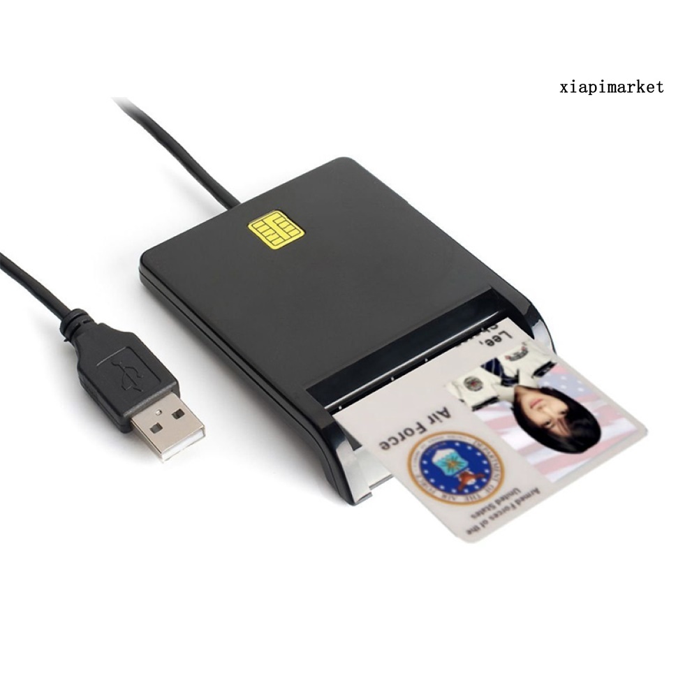 LOP_Universal Portable USB Smart Payment Bank ID CAC DNIE ATM IC EMV Card Reader