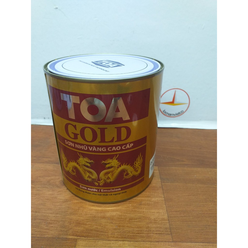 Sơn nhũ vàng TOA Gold Lacquer Dùng cho kim loại và gỗ 1 Kg