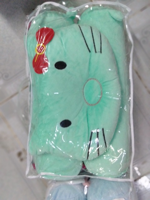 Bộ 2 gối ôm 1 gối nằm lỏm dành cho bé sơ sinh