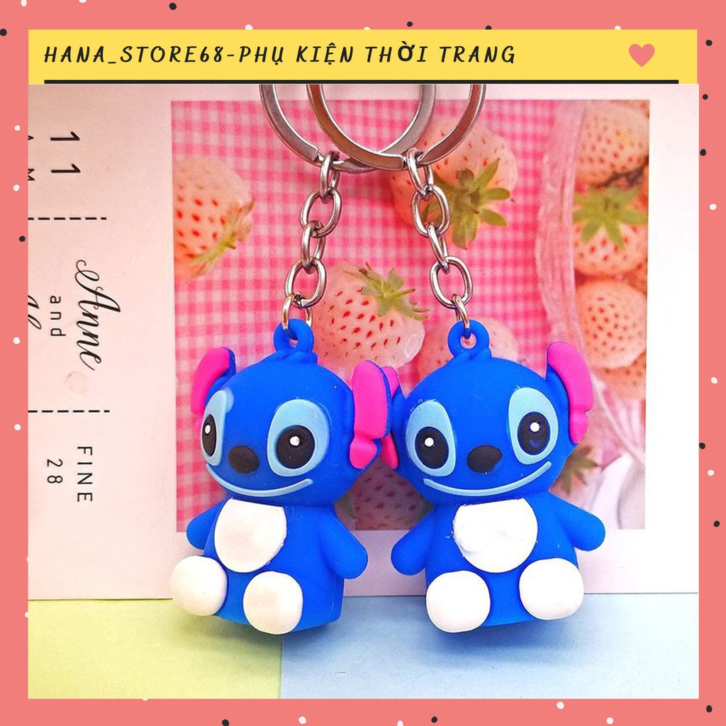 Móc Khóa Thú Xanh Stick Siêu Hot