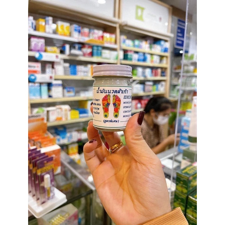 Cao Xoa Bóp Huyệt Bàn Chân, Dầu nóng, Dầu Cù Là bàn chân Massage thái lan 50gr