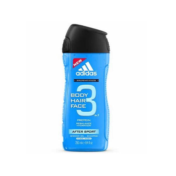 SỮA TẮM GỘI NAM ADIDAS 3 IN 1 - Hàng chính hãng.