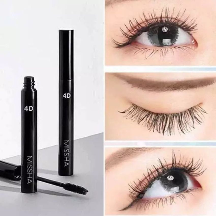 Chải mi Mascara 4D làm dày mi Missha The Style 4D
