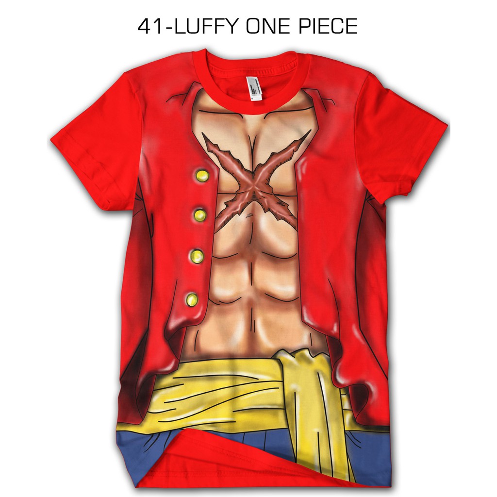 Áo Thun In Hình Siêu Anh Hùng One Piece 3d 41-luffy