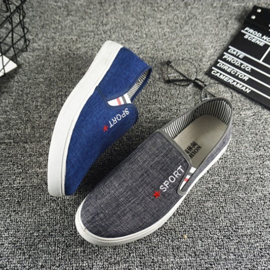 Giầy lười vải nam thoáng khí cho mùa hè | BigBuy360 - bigbuy360.vn