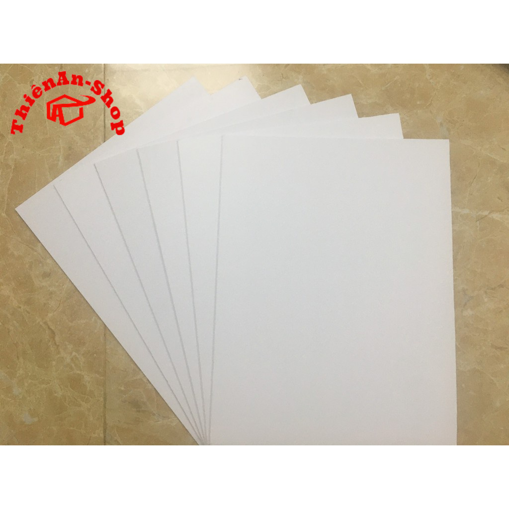 Tấm Fomex  - Tấm bìa mô hình dày 3mm, 5mm, 8mm trắng làm mô hình, Decal, logo, trang trí nhà cửa....