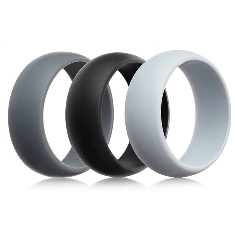 Set 3 Nhẫn Silicone Unisex