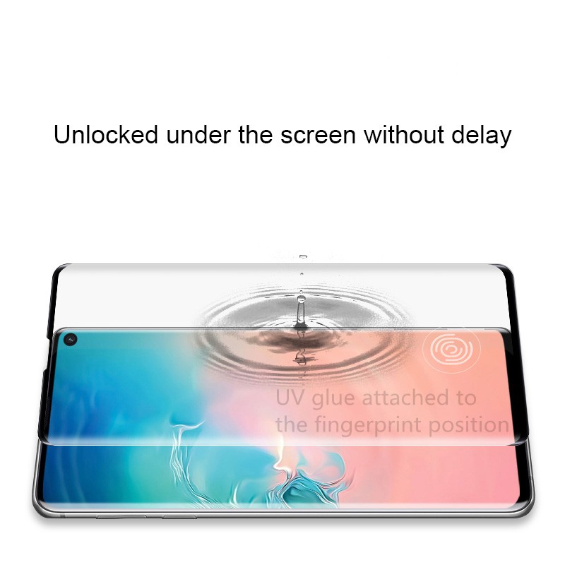 Kính Cường Lực Viền Cong Bảo Vệ Toàn Màn Hình Cho Samsung Galaxy S23 S22 S21 S20 Ultra 5G S10 S9 S8 Plus