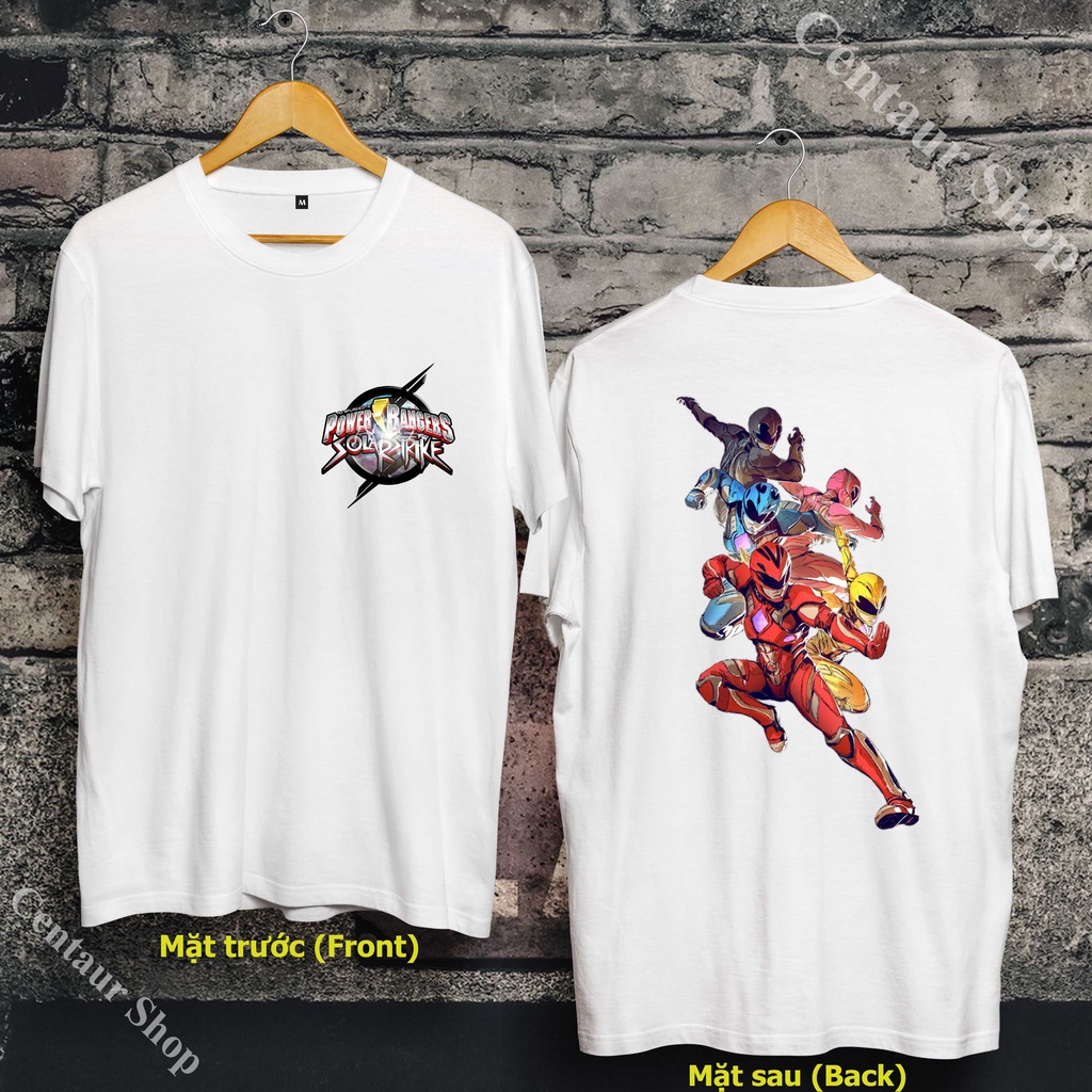 [HOT DEAL]⭐Áo Unisex Power Rangers - Áo Unisex 5 anh em Siêu Nhân - Power Rangers T-Shirt cực chất - PRS-016