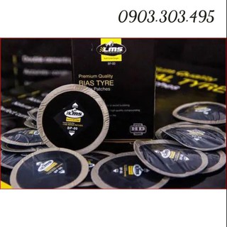 Hộp 25 miếng vá lốp LMS- BP-00 (60x60 mm)