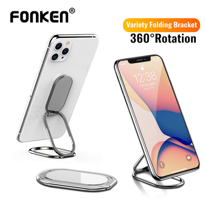 Giá Đỡ Điện Thoại Fonken Chất Liệu Kim Loại Từ Tính Có Thể Xoay 360 Độ Linh Hoạt Thích Hợp Cho Xe Hơi