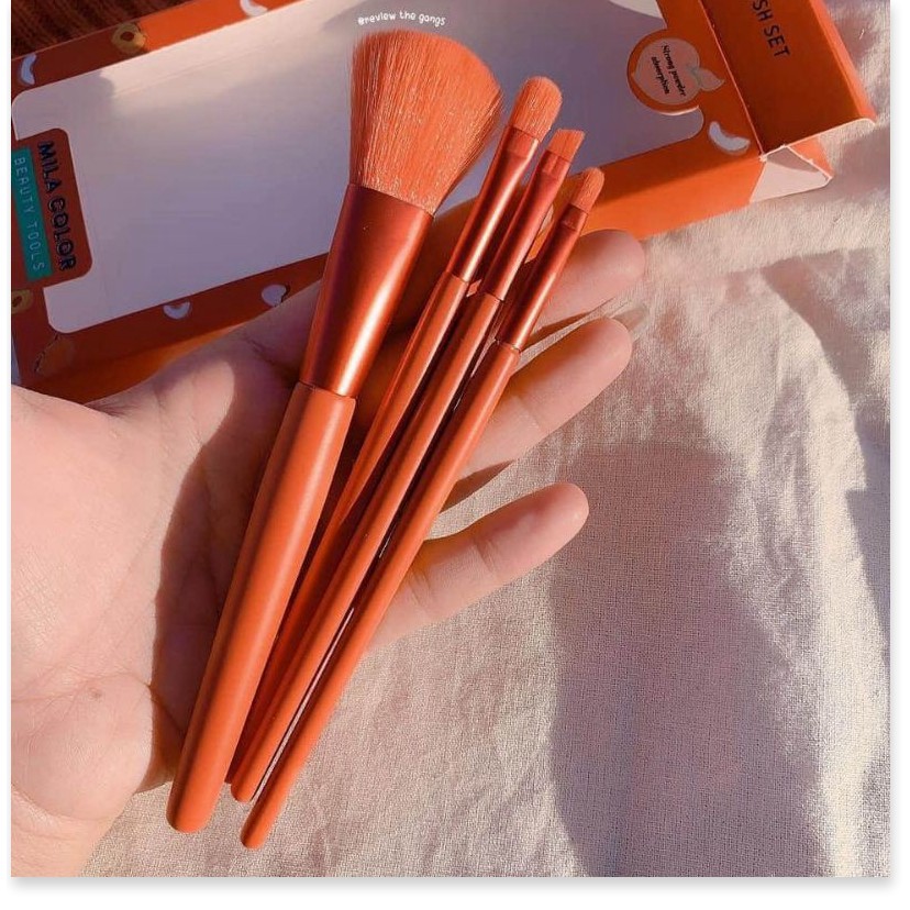 [Mã giảm giá] Bộ Cọ Trang Điểm Mila Color Makeup Brush Set | BigBuy360 - bigbuy360.vn