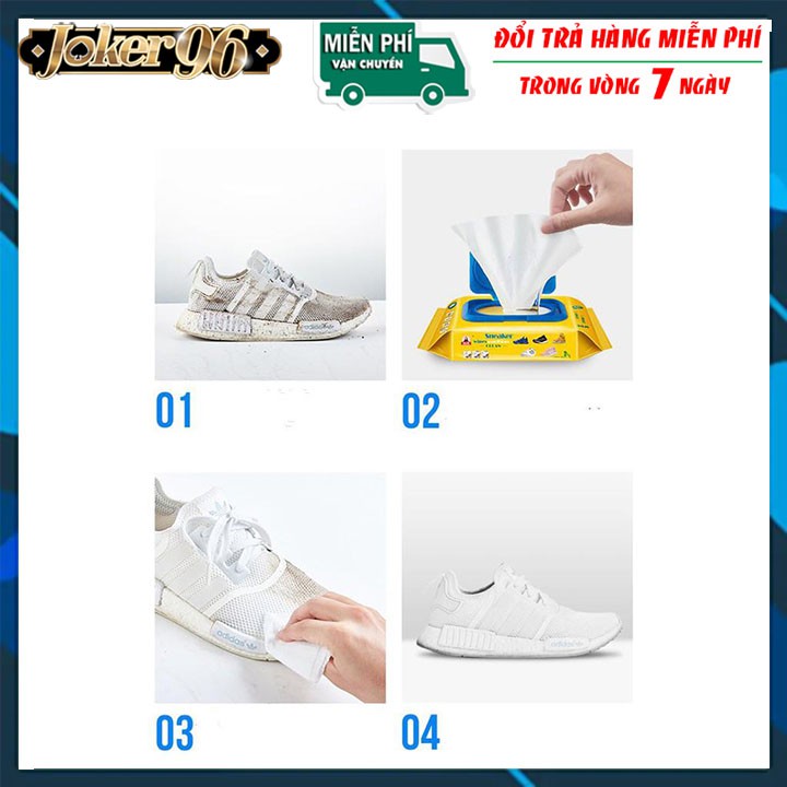 Khăn Giấy Lau Giày Sneaker Thần Thánh Bịch 30 Tờ