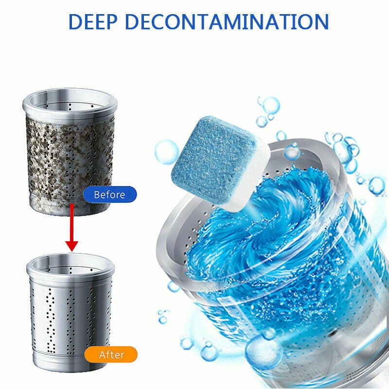 5/10Pcs Washing Machine Effervescent Tub Cleaner Deep Deod Cleaning Remover