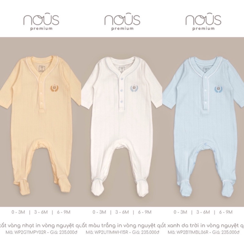 Body cao cấp thêu hình nguyệt quế 0-9M