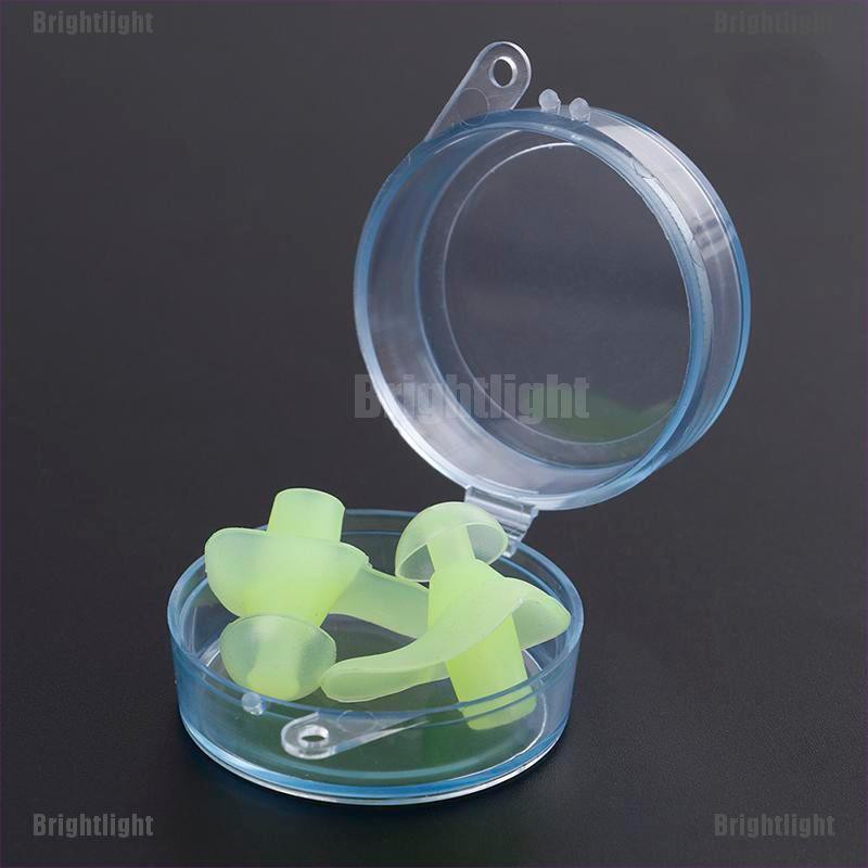 Nút Bịt Tai Bằng Silicon Mềm Tiện Dụng Khi Đi Bơi / Làm Việc
