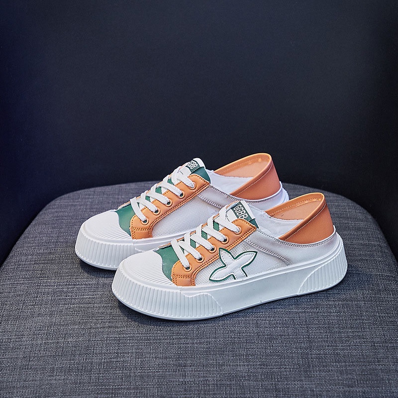 Giày thể thao IELGY phối lưới thoáng khí thời trang cho nữ