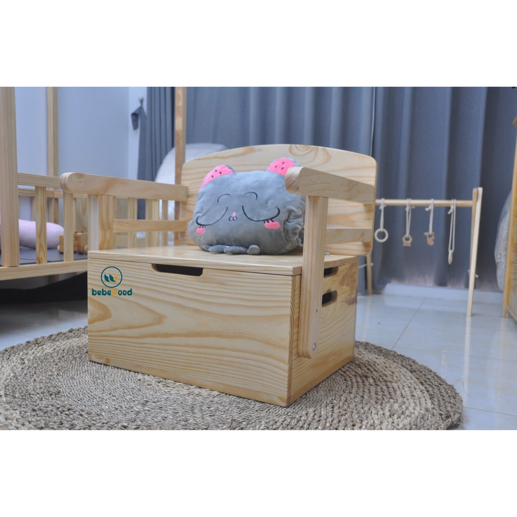 Bàn Ghế Học 3 Chức Năng Bằng Gỗ Tự Nhiên An Toàn Cho Trẻ - bebewood | BigBuy360 - bigbuy360.vn