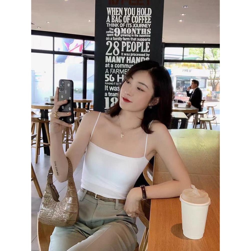 Áo Bra 2 Dây Mẫu Mới Siêu Hot Trend Kèm Mút Ngực 2066 - LADY