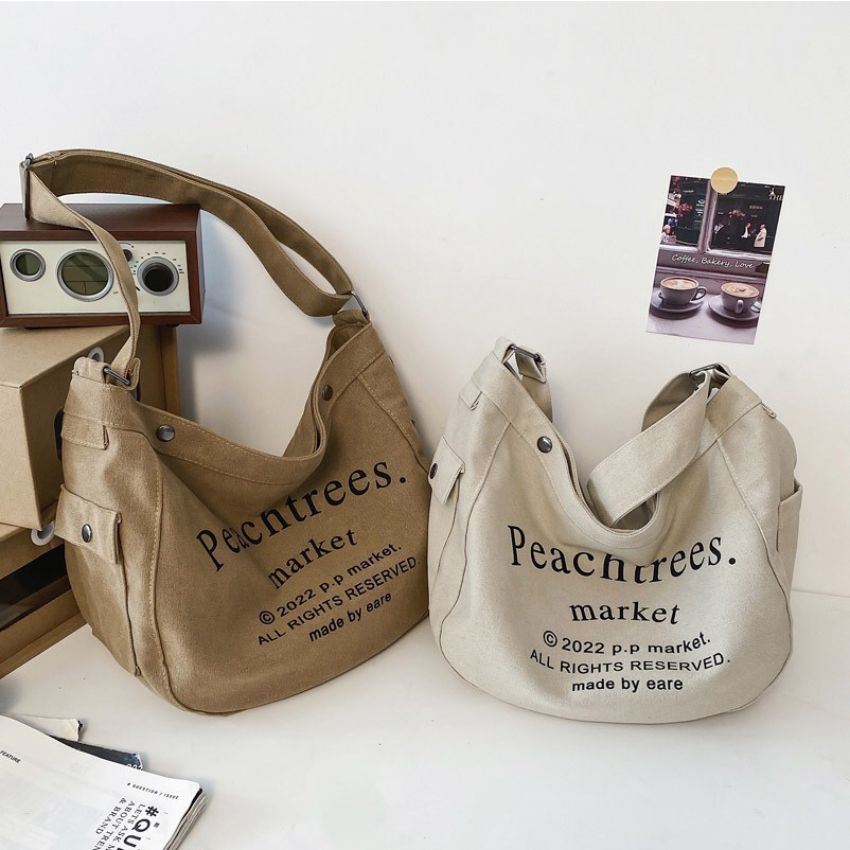 Túi Xách canvas , túi đeo chéo Thiết Kế Mới Thời Trang Theo Phong Cách Nhật Bản Cho Nam Nữ