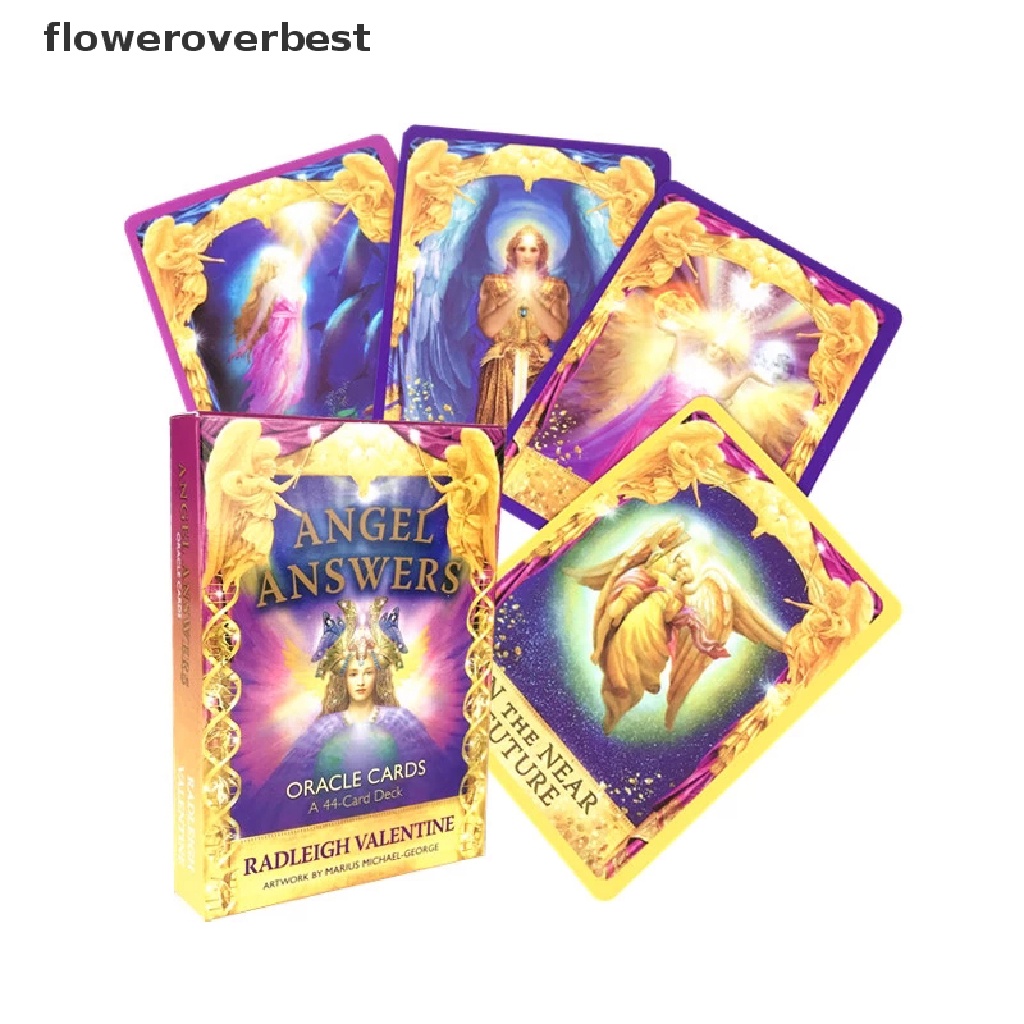 Thẻ bài Tarot Lời hồi đáp của thiên thần bản tiếng Anh trò chơi board game