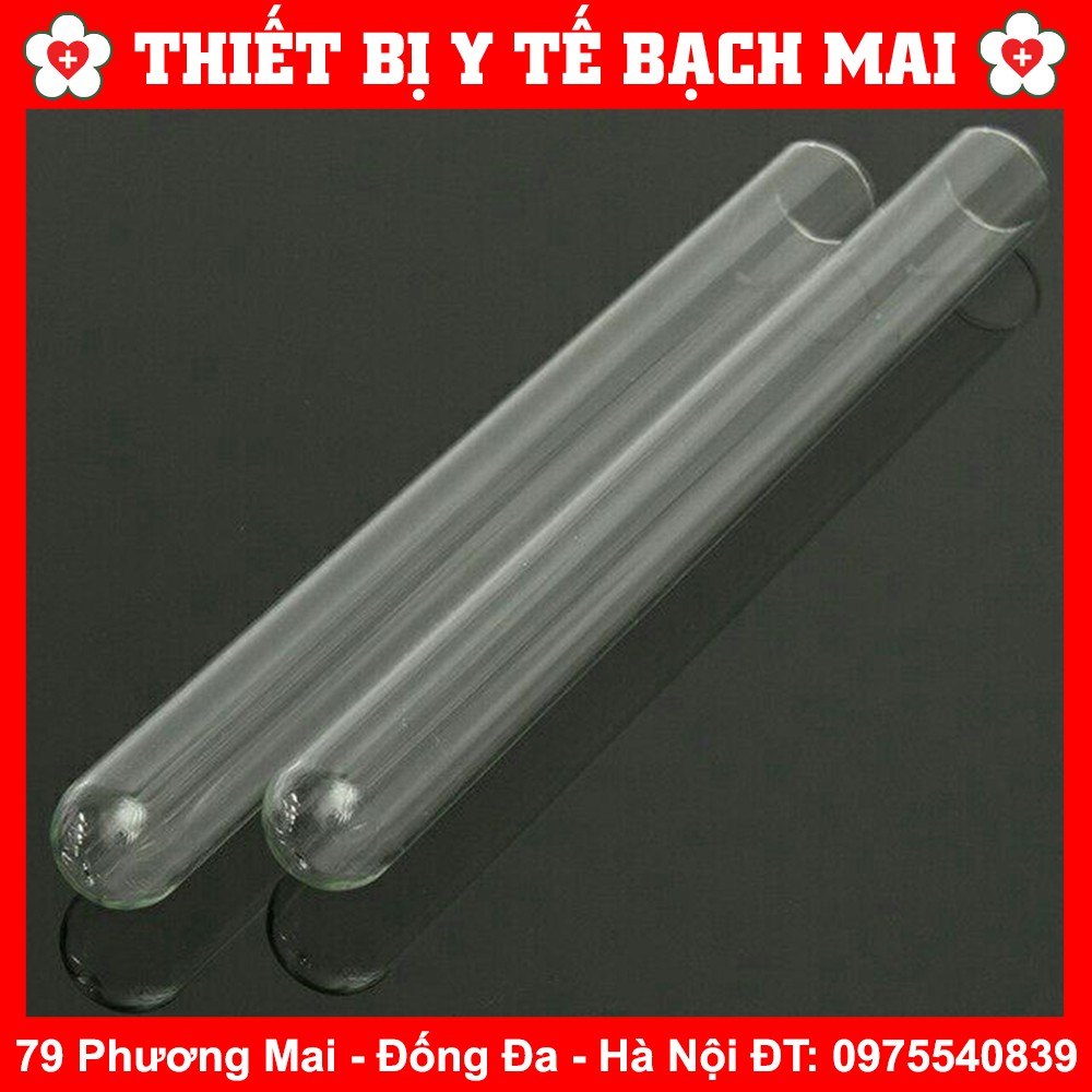Ống Nghiệm Thủy Tinh Dùng Trong Thí Nghiệm Các Cỡ [10 Ống]