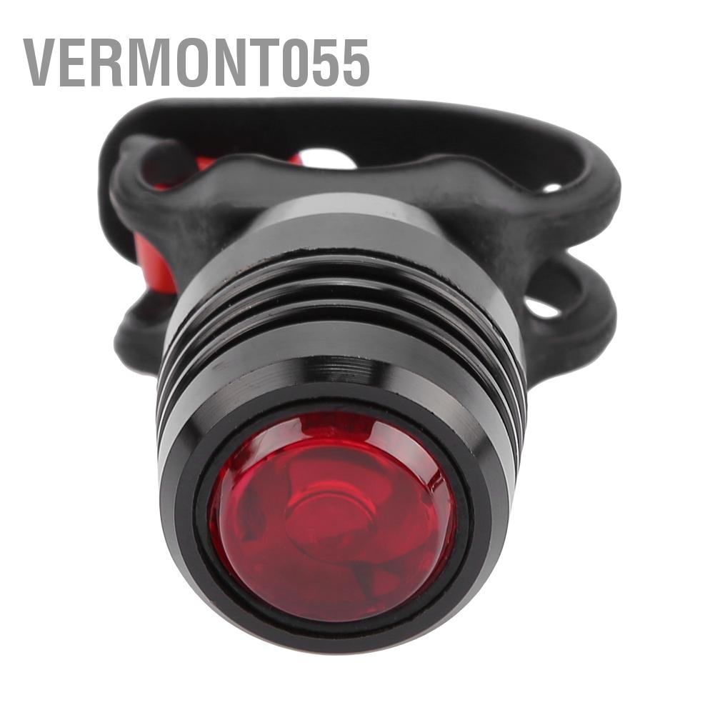 Có thể bán buôn Đèn gắn đuôi xe đạp có thể sạc lại chống nước thích hợp cho mũ bảo hiểm ngoài trời Hàng giao ngayvermont055