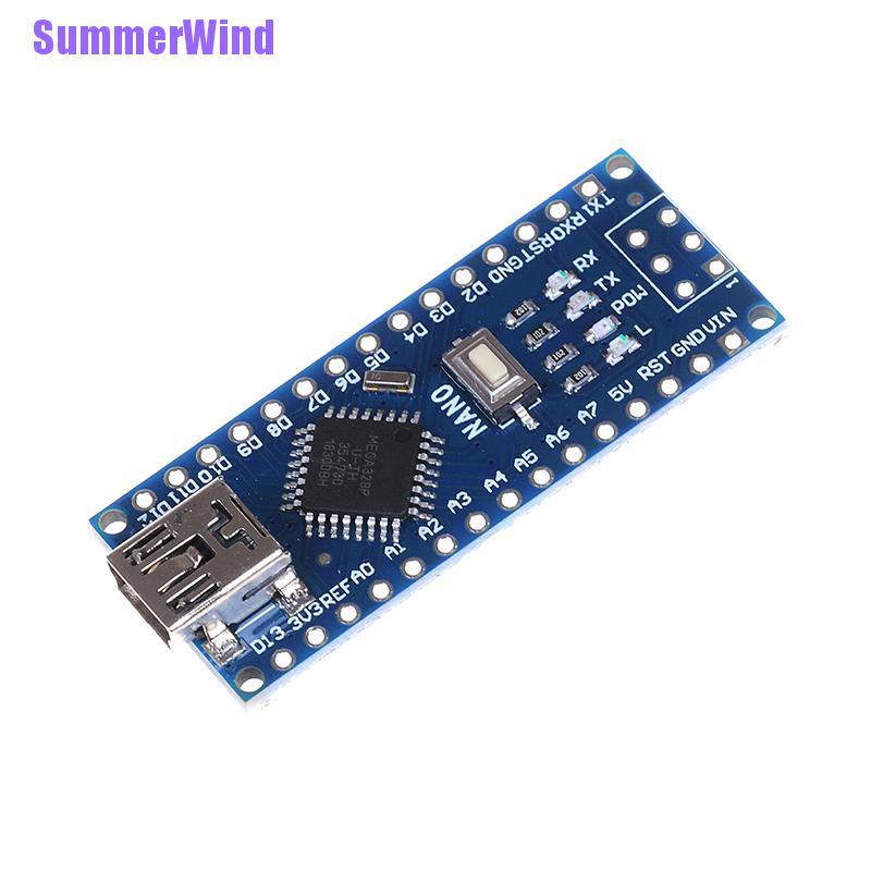 Bảng Mạch Điều Khiển Mini Usb Nano V3.0 Atmega328P Ch340G 5v 16m Cho Arduino